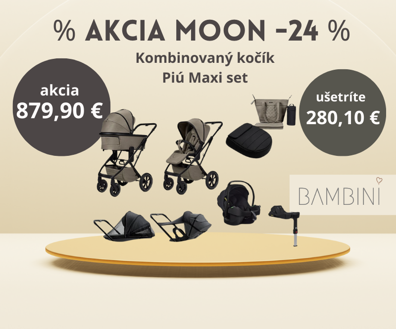 a akcia kočík moon piu maxi set